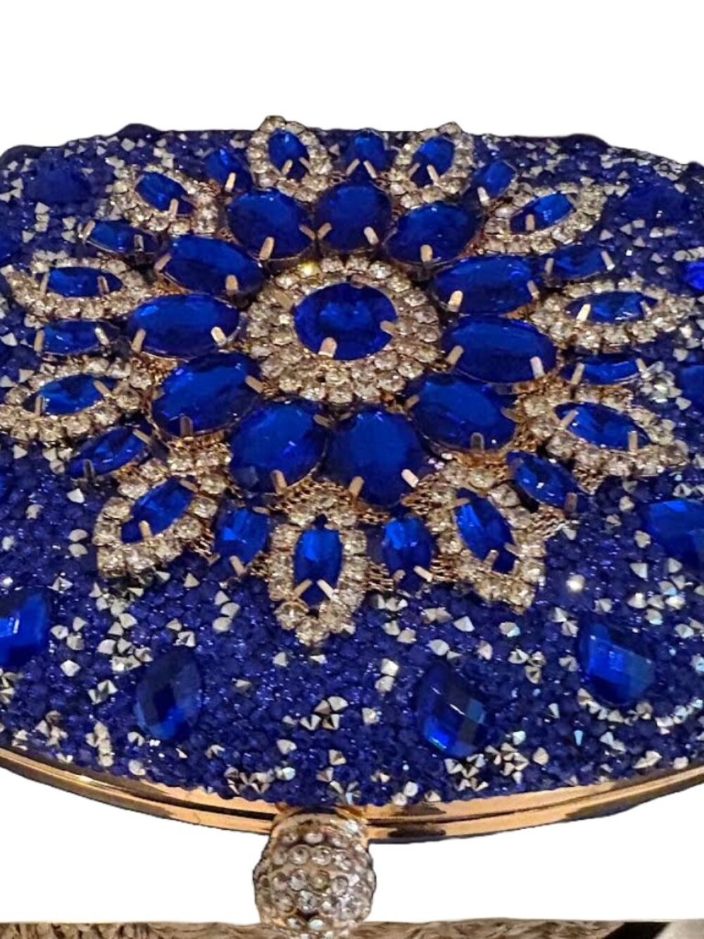 Women's Evening Bag Sparkly Rhinestone Clutch Purse - Picture 3 of 7